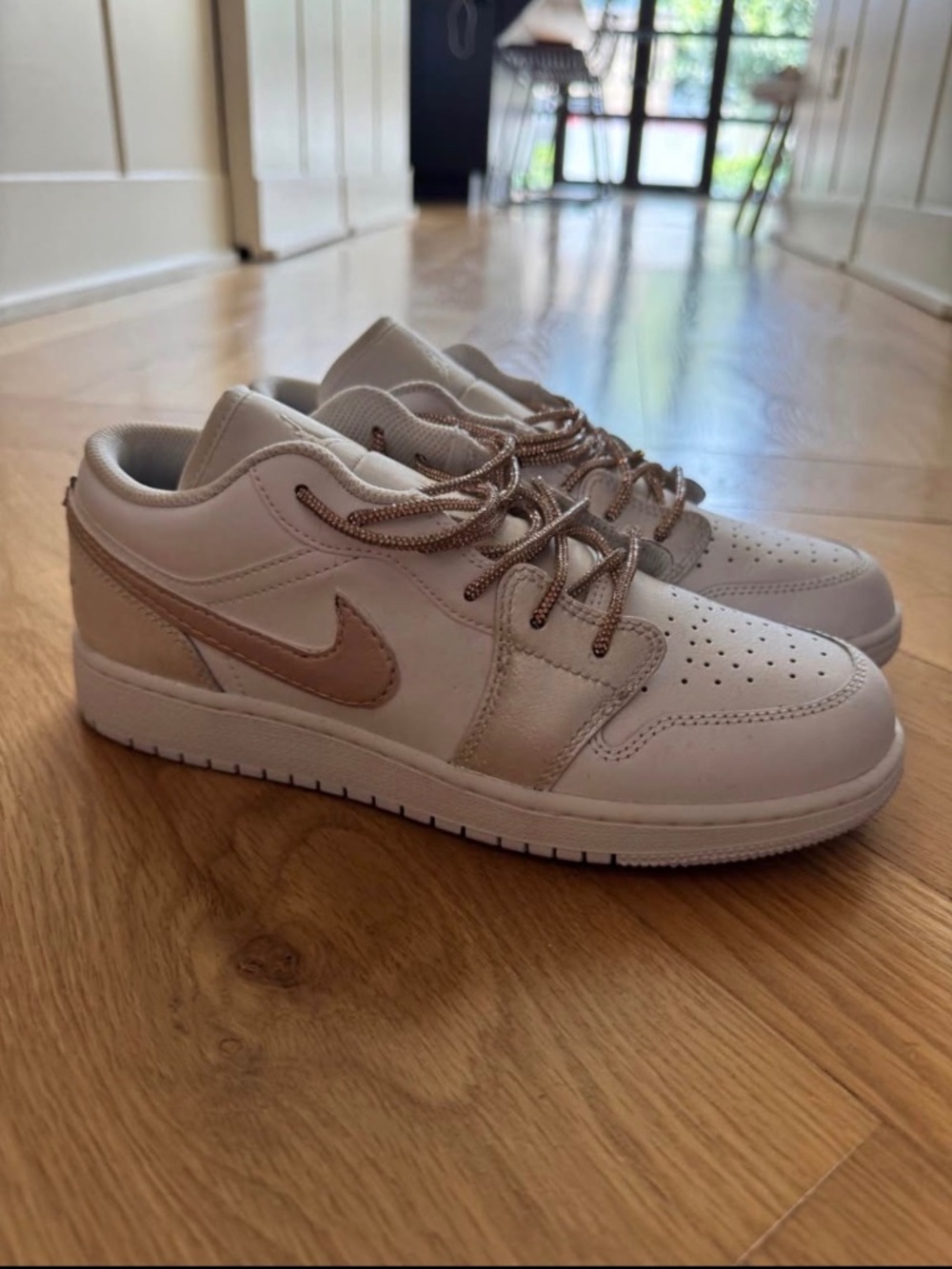 Custom Nike Air Jordans (7Y in Men’s = 8.5 Woman’s)